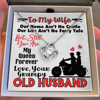 Old Biker's Wife - Love Knot Necklace - Thegiftio UK