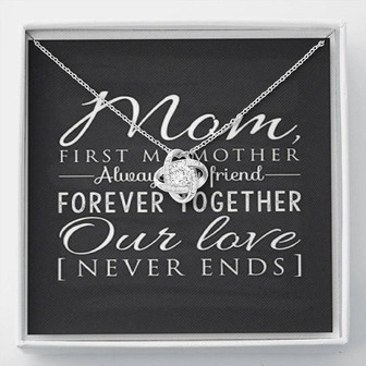 Our Love Never Ends Love Knot Necklace - Thegiftio UK