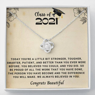 Perfect Gift For Graduation - Love Knot Necklace Today - Thegiftio UK