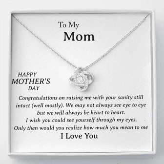 Perfect Gift For Mother - Love Knot Necklace Today - Thegiftio UK