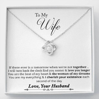 Perfect Gift For Wife - Love Knot Necklace Today - Thegiftio UK