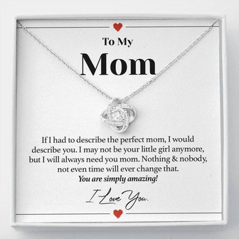Perfect Mother's Day Love Knot Necklace - Thegiftio UK