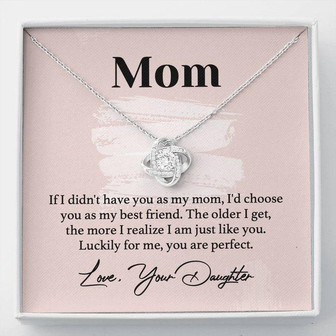 Perfect Mother's Day Love Knot Necklace - Thegiftio UK