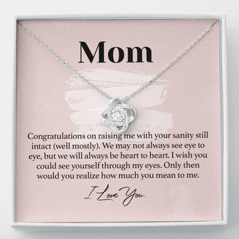 Perfect Mother's Day Love Knot Necklace - Thegiftio UK