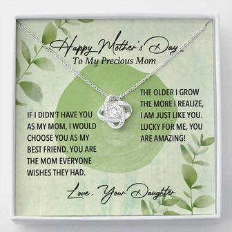 Perfect Mother's Day Love Knot Necklace - Thegiftio UK