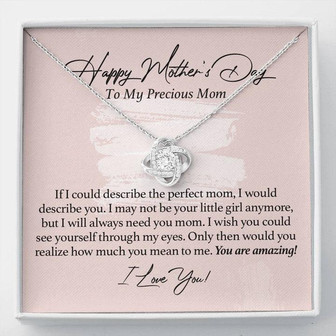 Perfect Mother's Day Love Knot Necklace - Thegiftio UK