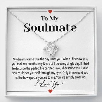 Perfect Soulmate Love Knot Necklace - Thegiftio UK