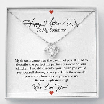 Perfect Soulmate Mother's Day Love Knot Necklace - Thegiftio UK