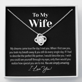 Perfect Wife Love Knot Necklace - Thegiftio UK