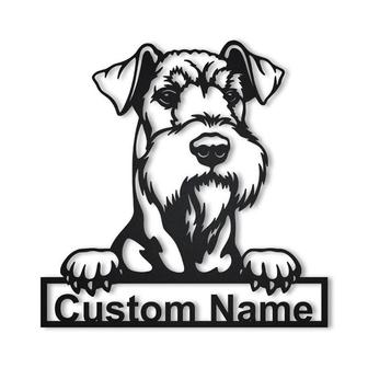 Personalized Airedale Terrier Dog Metal Sign Art | Custom Airedale Terrier Metal Sign | Airedale Terrier Funny | Dog Gift | Animal Custom - Thegiftio UK