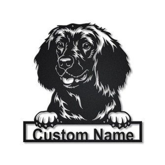 Personalized American Water Spaniel Dog Metal Sign Art | Custom American Water Spaniel Metal Sign | Dog Gift | Animal Funny | Birthday Gift - Thegiftio UK