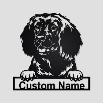 Personalized American Water Spaniel Metal Sign | American Water Spaniel Metal Wall Art | Dog Metal Sign | American Water Spaniel Lover Gift| - Thegiftio UK