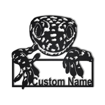 Personalized Animal Lizard Metal Sign Art | Custom Animal Lizard Metal Sign | Animal Lizard Gifts Funny | Animal Gift | Animal Custom - Thegiftio UK