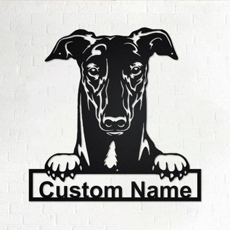 Personalized Australian Hound Metal Sign | Australian Hound Metal Wall Art | Dog Metal Sign | Australian Hound Lover Gifts | Dog Lover Gifts - Thegiftio UK