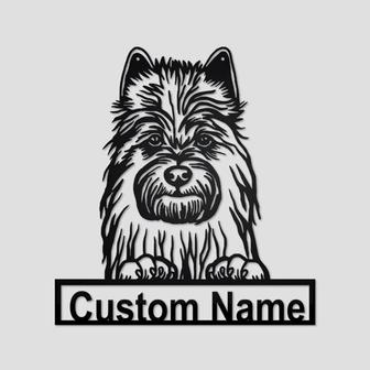 Personalized Australian Terrier Metal Sign | Australian Terrier Metal Wall Art | Dog Metal Sign | Australian Terrier Lover Gift| Dog Gift - Thegiftio UK