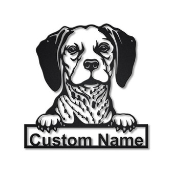 Personalized Belgian Brakk Dog Metal Sign Art | Custom Belgian Brakk Dog Metal Sign | Dog Gift | Animal Funny | Birthday Gift - Thegiftio UK