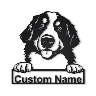 Personalized Bernese Mountain Dog Metal Sign Art | Custom Bernese Mountain Dog Metal Sign | Dog Gifts Funny | Dog Gift | Animal Custom - Thegiftio UK