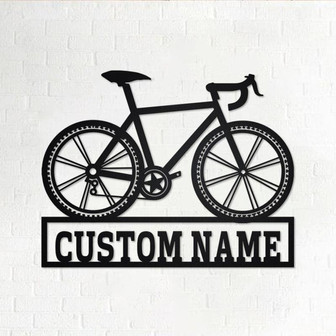 Personalized Bicycle Metal Sign | Bicycle Metal Wall Art | Bicycle Metal wall Decor | Bicycle Lover | Custom Bicycle - Thegiftio