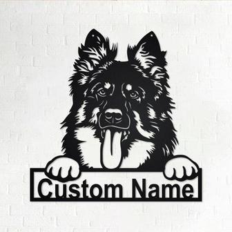 Personalized Bohemian Shepherd Metal Sign| Bohemian Shepherd Metal Wall Art| Dog Metal Sign| Dog Lover Gift | Bohemian Shepherd | Custom Dog - Thegiftio UK