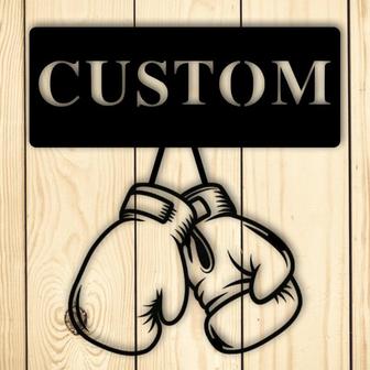 Personalized Boxing Sign,Custom sign, wall hanging, boxing sign,home decor,custom sign,father day gift,dad gift,fighter,gift for dad,boxing - Thegiftio UK