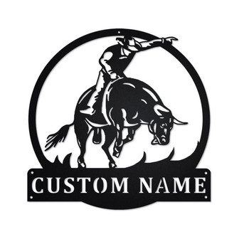 Personalized Bull Riders Metal Sign | Bull Riders Metal Wall Art | Bull Riders Metal Sign | Bull Riders Lover| Bull Riders Gift| Bull Riders - Thegiftio UK