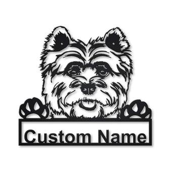 Personalized Cairn Terrier Dog Metal Sign Art | Custom Cairn Terrier Dog Metal Sign | Dog Gift | Birthday Gift | Animal Funny - Thegiftio UK