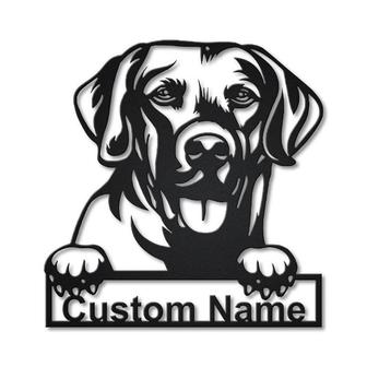 Personalized Chesapeake Bay Retriever Dog Metal Sign Art | Custom Chesapeake Bay Retriever Metal Sign | Father&#39;s Day Gift | Pets Gift - Thegiftio UK