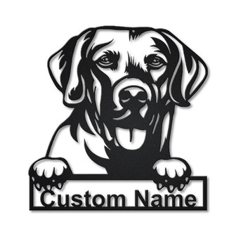 Personalized Chesapeake Bay Retriever Dog Metal Sign Art | Custom Chesapeake Bay Retriever Metal Sign | Father's Day Gift | Pets Gift - Thegiftio UK