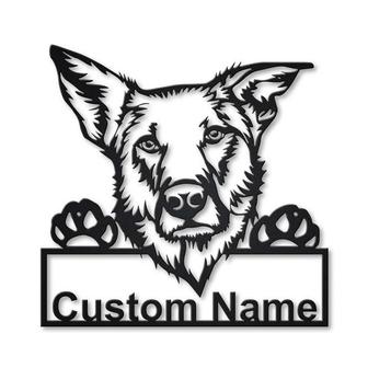 Personalized Chinook Dog Metal Sign Art | Custom Chinook Dog Metal Sign | Dog Gift | Birthday Gift | Animal Funny - Thegiftio UK