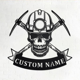 Personalized Coal Miner Metal Sign | Coal Miner Metal Wall Art | Coal Miner Metal wall Decor | Coal Miner Gift | Coal Miner Custom | Mining - Thegiftio