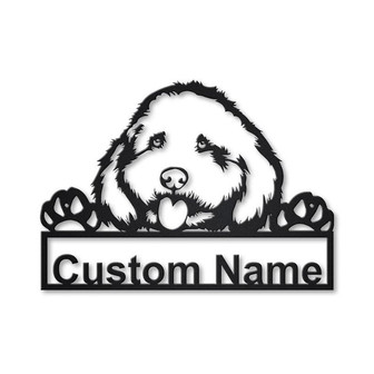 Personalized Cockapoo Dog Metal Sign Art | Custom Cockapoo Dog Metal Sign | Dog Gift | Birthday Gift | Animal Funny - Thegiftio UK