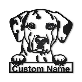 Personalized Dalmatian Dog Metal Sign Art | Dalmatian Dog Metal Sign | Dalmatian Dog Gifts Funny | Dog Gift | Animal Custom - Thegiftio UK