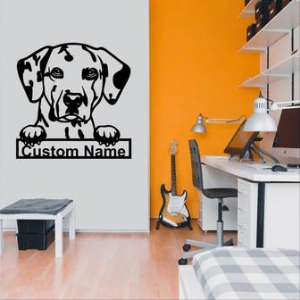 Personalized Dalmatian Metal Sign | Dalmatian Metal Wall Art| Office Wall Art| Housewarming Outdoor Metal Sign | Dalmatian Lover | Dog Lover - Thegiftio UK