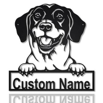 Personalized Danish Dachsbracke Dog Metal Sign Art | Custom Danish Dachsbracke Dog Metal Sign | Animal Funny | Father&#39;s Day Gift | Pet Gift - Thegiftio UK