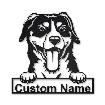 Personalized Entlebucher Mountain Dog Metal Sign Art | Custom Entlebucher Mountain Dog Metal Sign | Dog Gift | Birthday Gift | Animal Funny - Thegiftio UK
