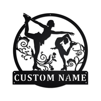 Personalized Figure Skating Metal Sign | Figure Skating Metal Wall Art | Figure Skating Metal wall Decor | Figure Skating Lover Gift - Thegiftio UK