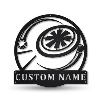 Personalized Frisbee Sport Monogram Metal Sign Art | Custom Frisbee Sport Metal Sign | Hobbie Gifts | Sport Gift | Birthday Gift - Thegiftio UK