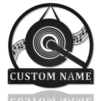 Personalized Gong Metal Sign Art | Custom Gong Metal Sign | Gong Gifts for Men| Musical Instrument Gift | Decor Decoration - Thegiftio UK