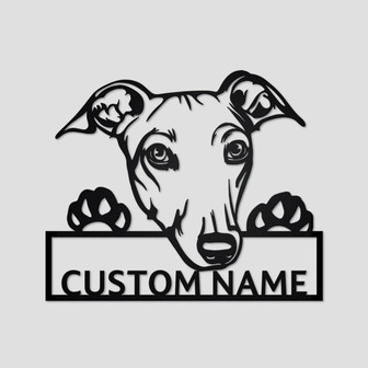 Personalized Greyhound Metal Sign | Greyhound Metal Wall Art | Dog Metal Sign | Greyhound Gift | Greyhound Lover Gift | Greyhound Lover - Thegiftio UK