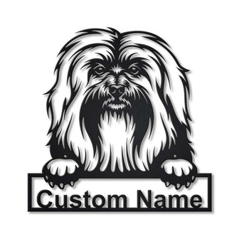 Personalized Havanese Dog Metal Sign Art | Custom Havanese Dog Metal Sign | Father's Day Gift | Pets Gift | Birthday Gift - Thegiftio UK