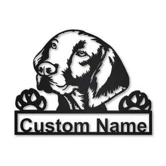 Personalized Hungarian Vizsla Dog Metal Sign Art | Custom Hungarian Vizsla Dog Metal Sign | Birthday Gift | Animal Funny - Thegiftio UK