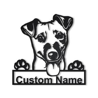 Personalized Jack Rusell Terries Metal Sign Art | Custom Jack Russell Metal Sign | Jack Rusell Dog Gifts Funny | Dog Gift | Animal Custom - Thegiftio UK