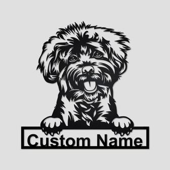 Personalized Labradoodle Metal Sign | Labradoodle Metal Wall Art | Dog Metal Sign | Labradoodle Gift | Dog Lover | Labradoodle Lover Gifts - Thegiftio UK