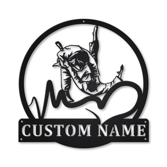 Personalized Love Judo Monogram Metal Sign Art | Custom Love Judo Sport Metal Sign | Hobbie Gifts | Sport Gift | Birthday Gift - Thegiftio UK