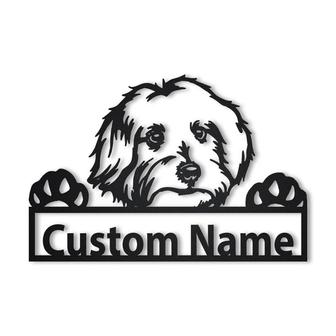 Personalized Maltese Dog Metal Sign Art | Custom Maltese Dog Metal Sign | Birthday Gift | Animal Funny | Father&#39;s Day Gift - Thegiftio UK