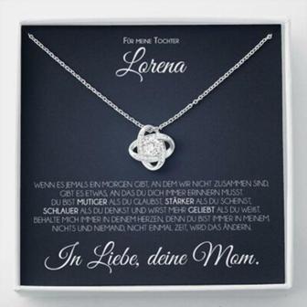 Personalized Necklace Geschenk Fur Tochter Von Mutter, Tochter Mutter Halskette Custom Name - Thegiftio UK