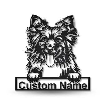 Personalized Pembroke Welsh Corgi Dog Metal Sign Art | Custom Pembroke Welsh Corgi Dog Metal Sign | Welsh Corgi Dog Gifts for Men | Dog Gift - Thegiftio UK