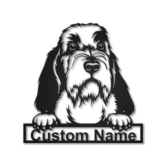 Personalized Petit Basset Griffon Vendéen Dog Metal Sign Art | Custom Petit Basset Griffon Vendéen Dog Metal Sign | Dog Gift | Animal Funny - Thegiftio UK