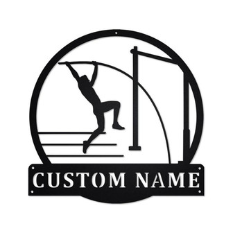 Personalized Pole Vault Metal Sign | Pole Vault Metal Wall Art | Pole Vault Metal wall Decor | Pole Vault Lover Gift | Custom Pole Vault - Thegiftio UK
