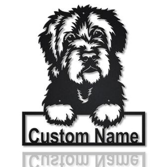 Personalized Portuguese Water Dog Metal Sign Art | Custom Portuguese Water Dog Metal Sign | Dog Gift | Animal Funny | Birthday Gift - Thegiftio UK